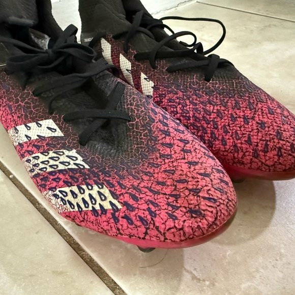 Pink and Black Soccer Cleats main image 6
